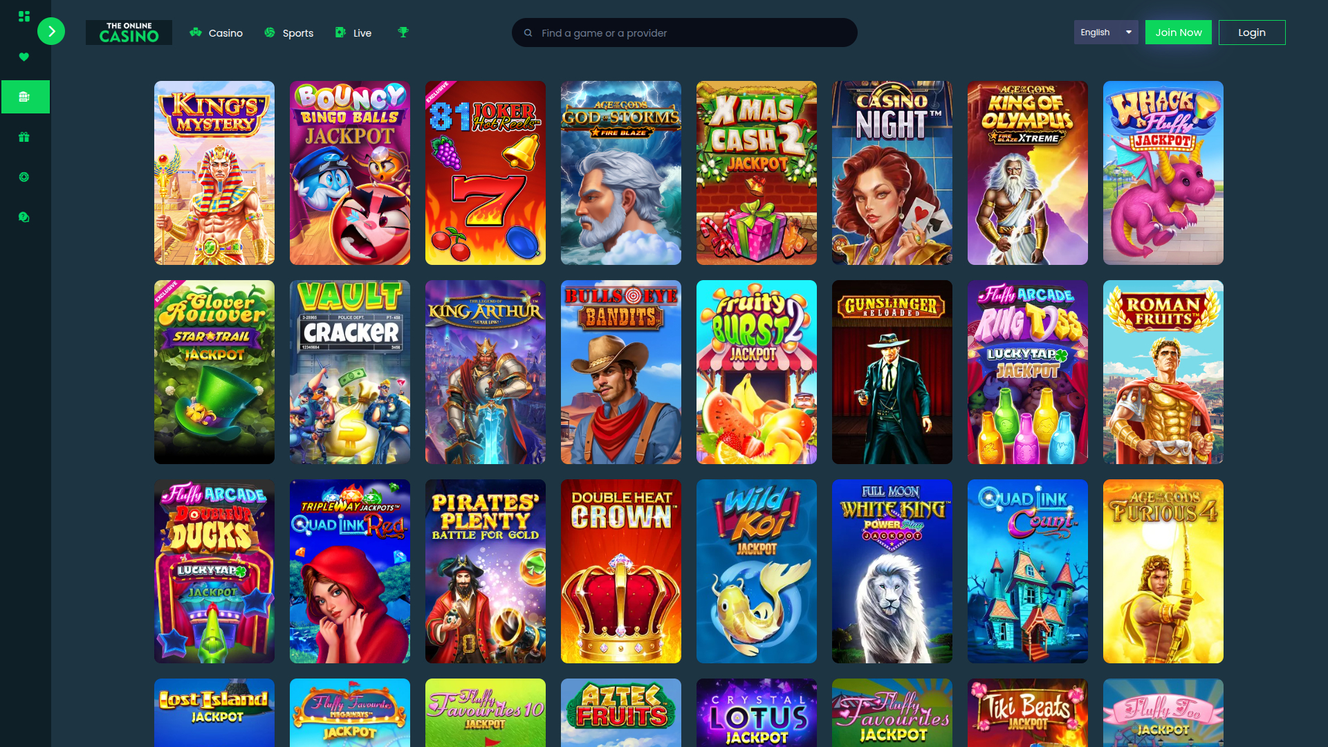 Bote de escritorio de The Online Casino