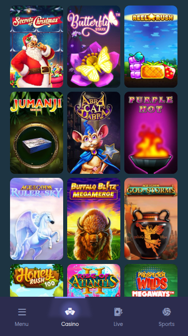 Juegos móviles de The Online Casino