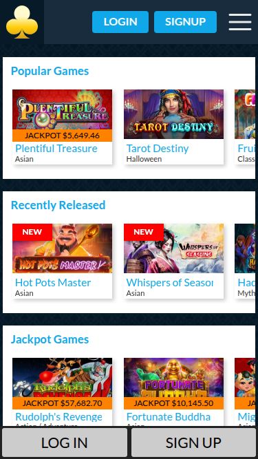 Jeux mobiles de The Virtual Casino