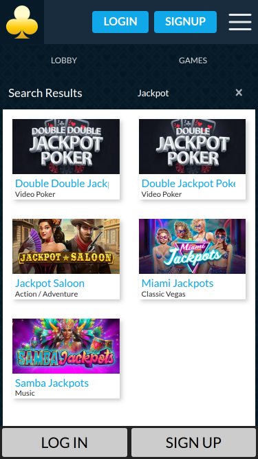 Le jackpot mobile du casino The Virtual