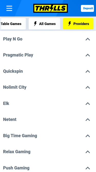 Développeurs du jeu mobile Thrills Casino