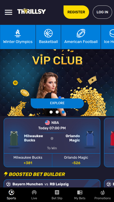 Thrillsy Mobile Sports