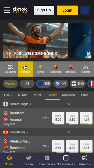 TikTok Casino Mobile Sports