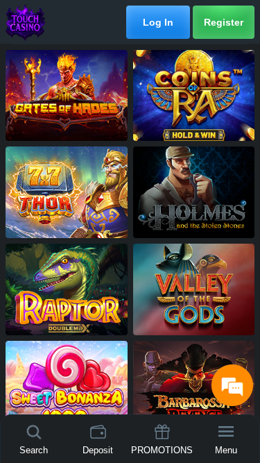 Giochi mobile di Touch Casino