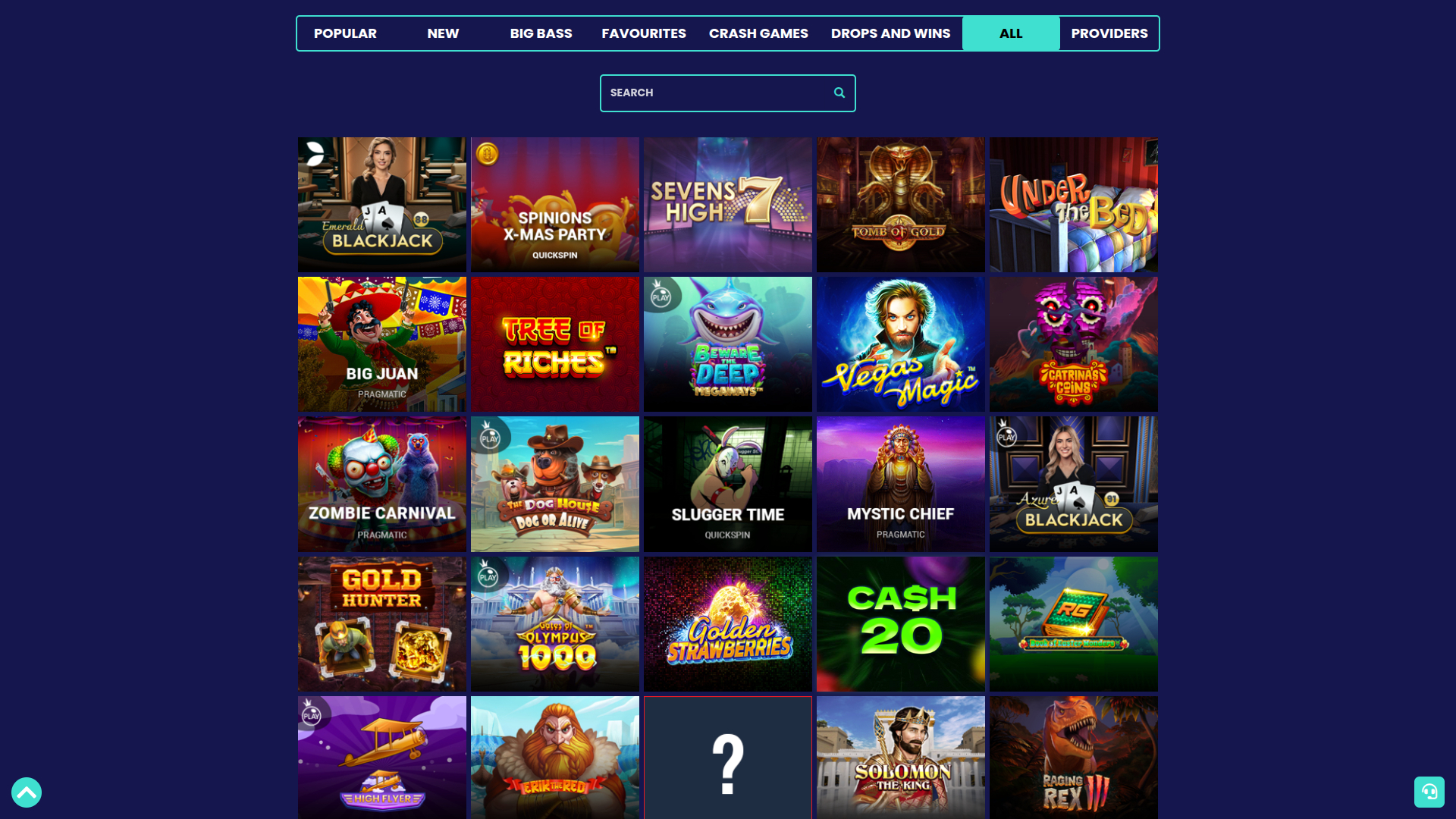 Jeux de bureau de Tournaverse Casino