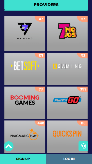 Développeurs de jeux mobiles de Tournaverse Casino