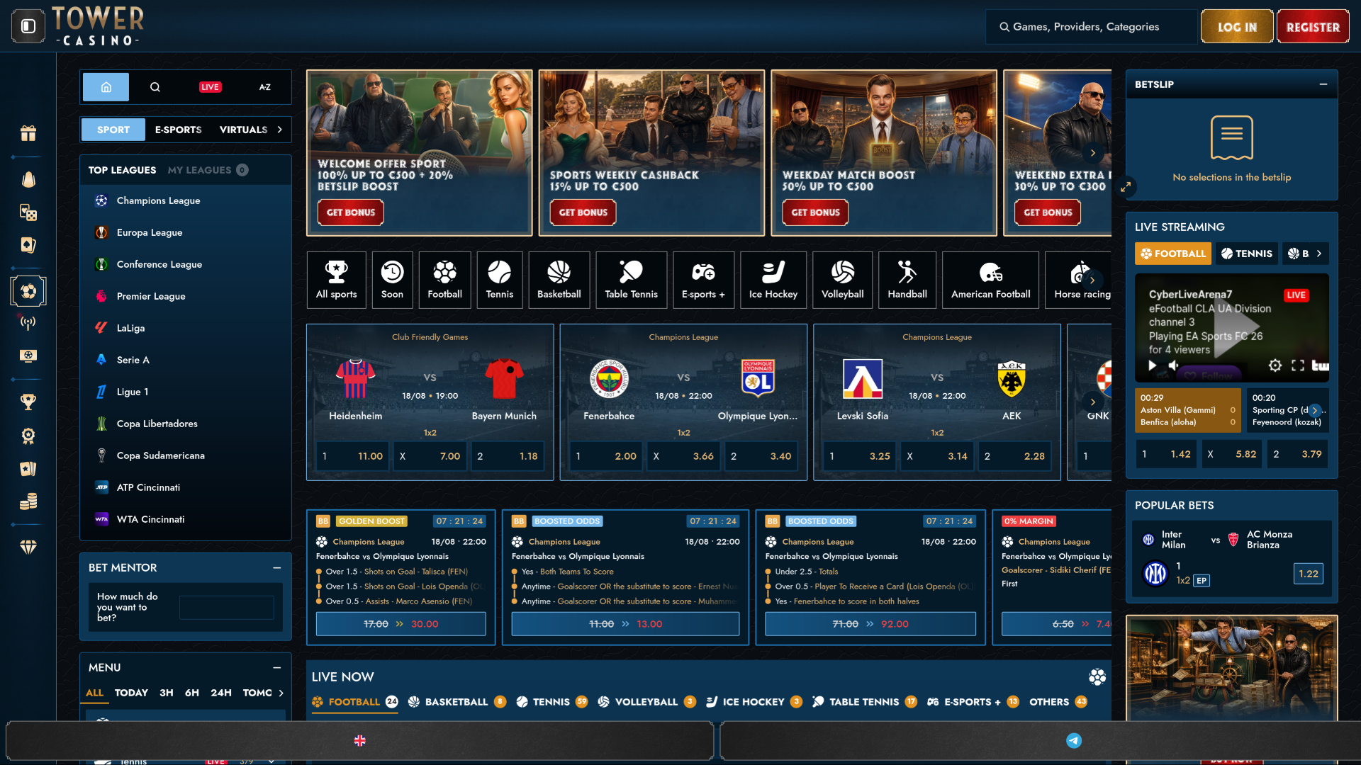 Tower Casino Desktop Sports