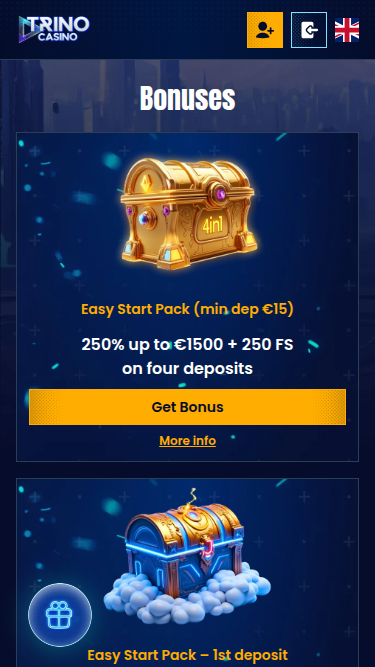 Trino Casino Mobile Promotions