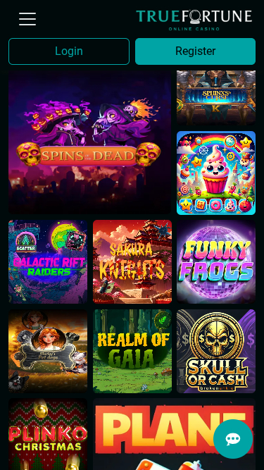 Exclusivités mobiles de True Fortune Casino