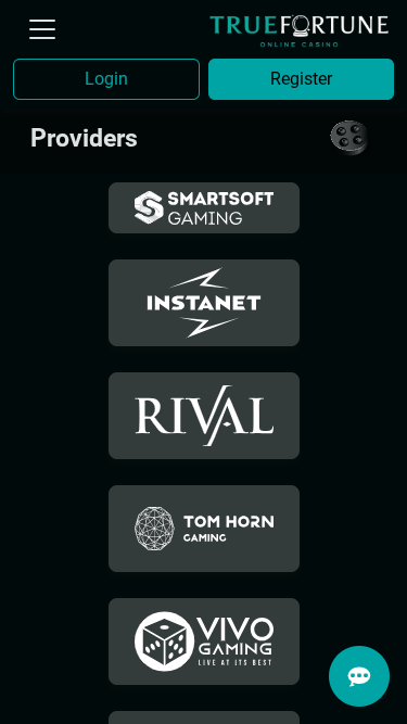 Développeurs de jeux mobiles de True Fortune Casino