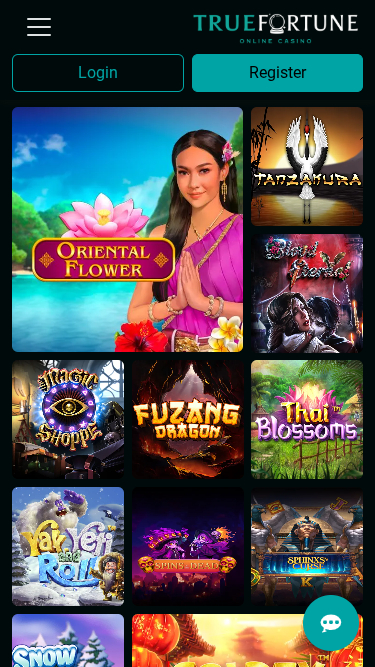 Jeux mobiles de True Fortune Casino