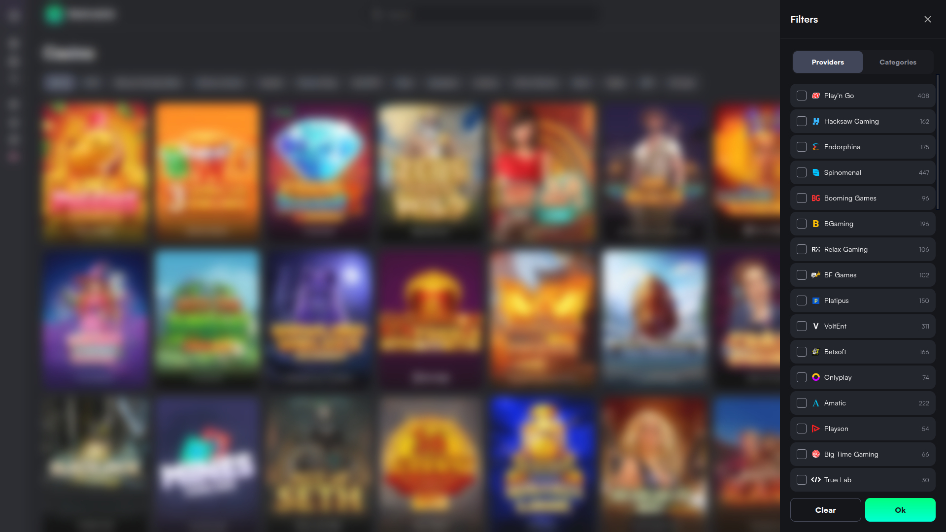 TrueLuck Casino Desktop Game Developers