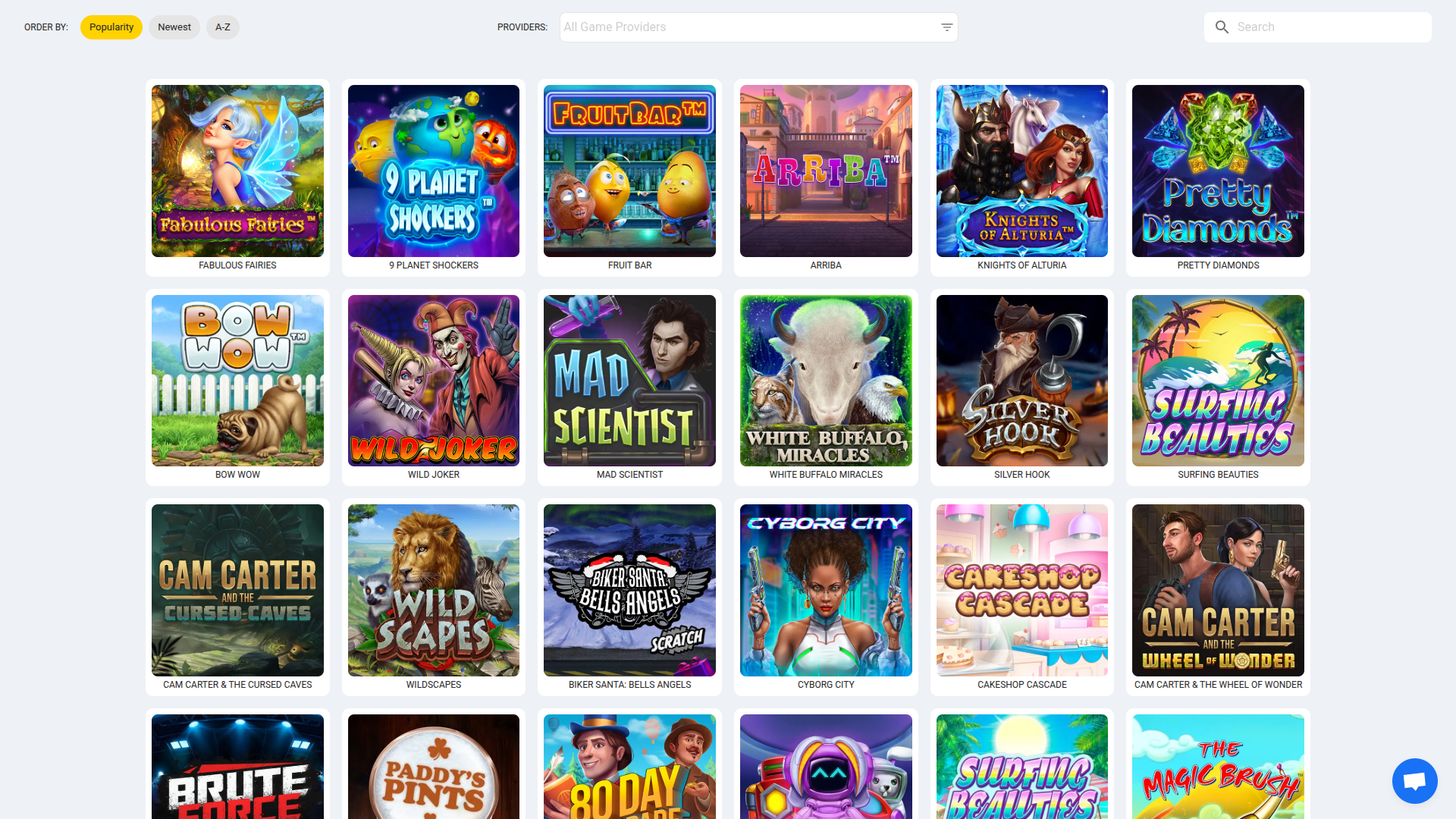 Jeux de bureau de Trybet Casino