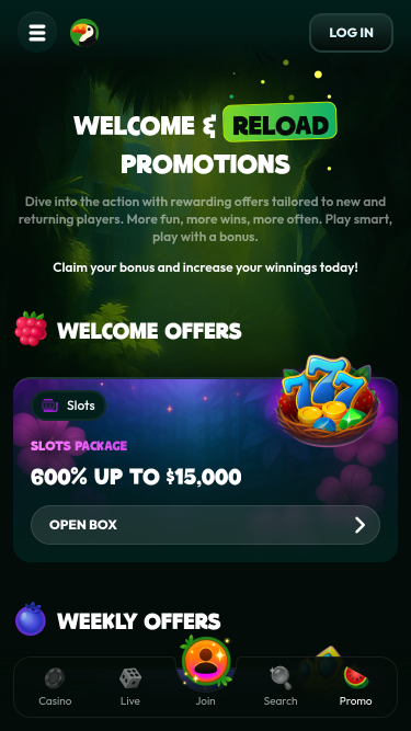 Promotions mobiles du casino Tucan