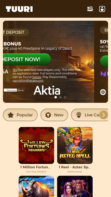 Tour Casino Mobile Games