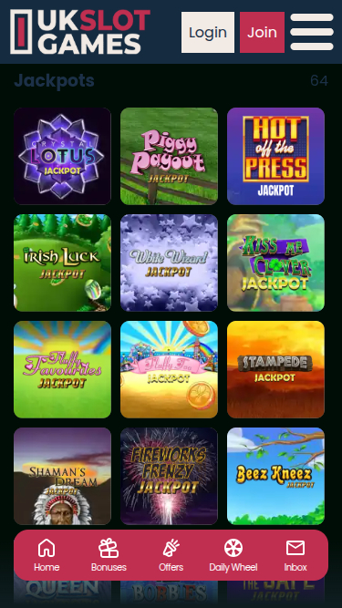 Bote móvil de UK Slot Games