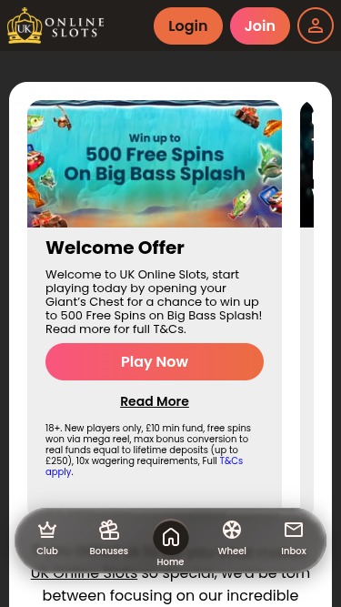UK Online Slots mobile Aktionen