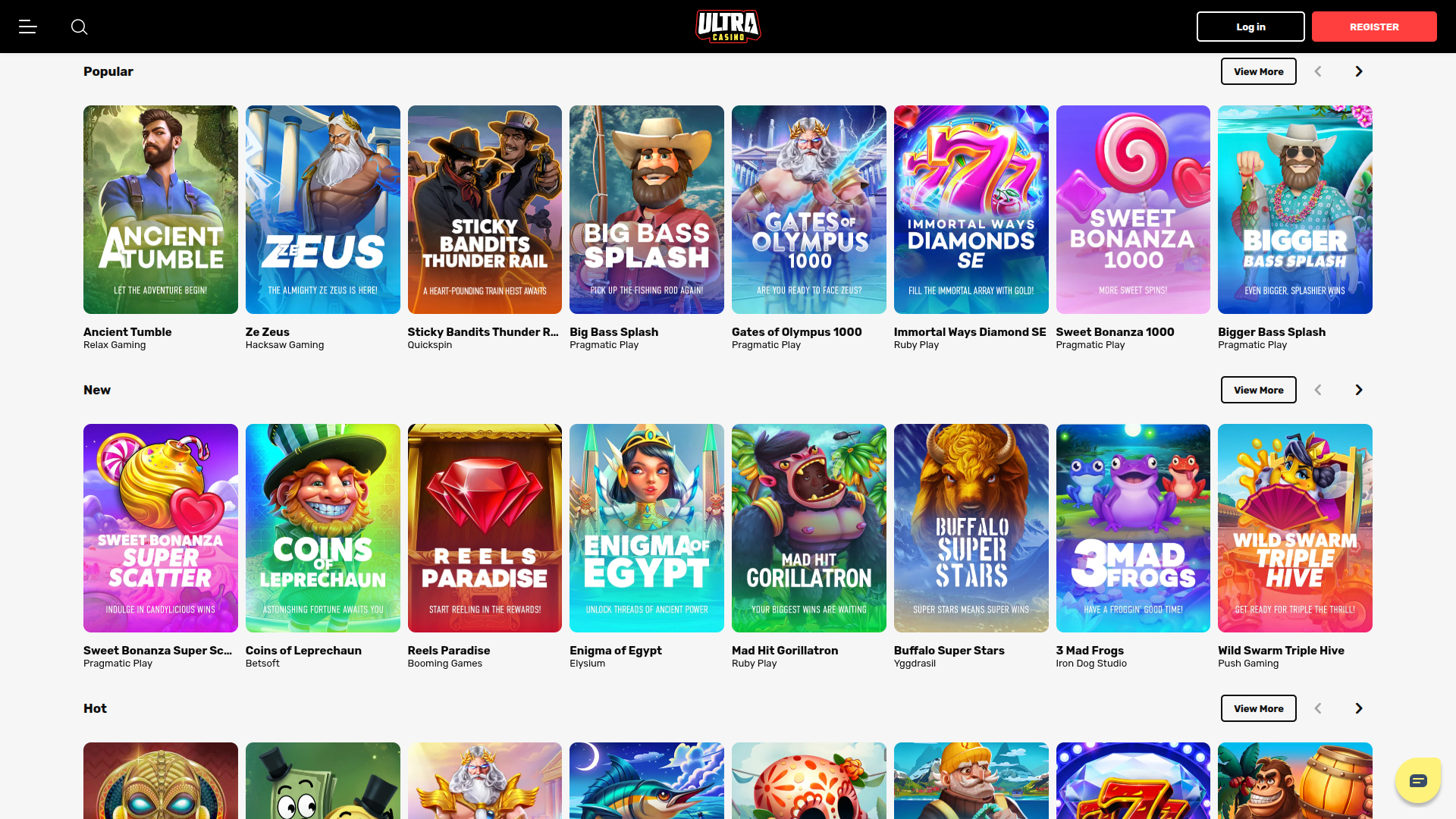 Jeux de bureau de Ultra Casino