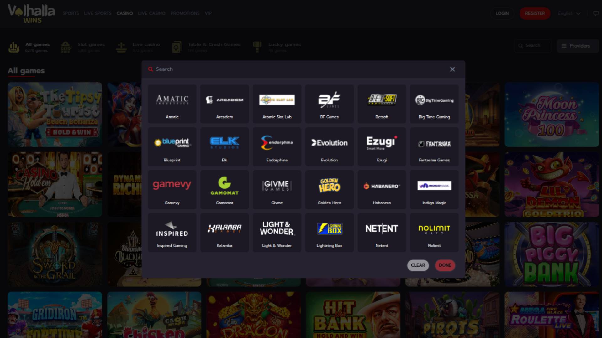 ValhallaWins Casino Desktop Game Developers