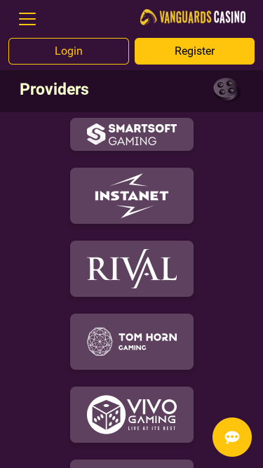 Développeurs de jeux mobiles de casino Vanguards