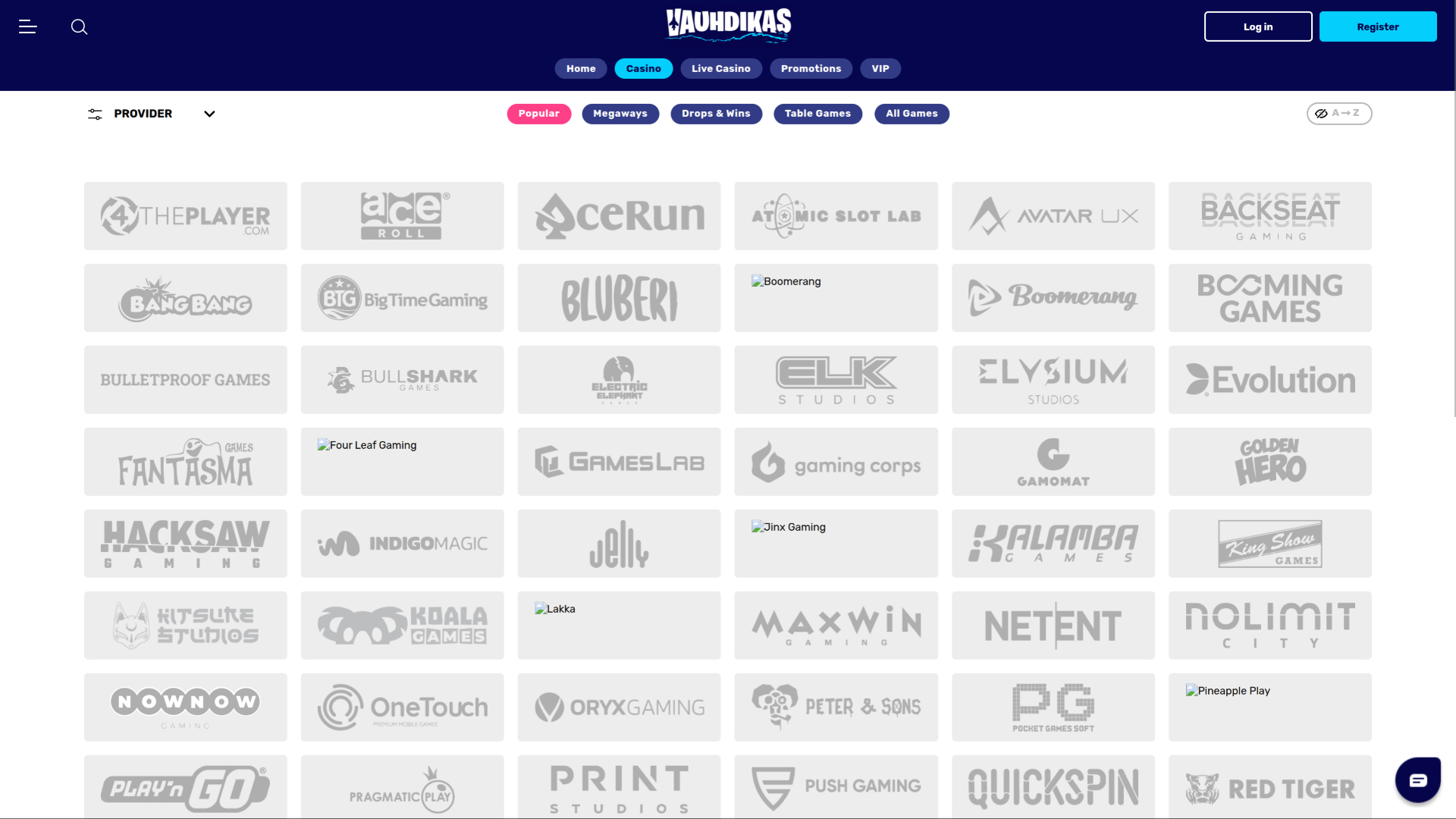 Vauhdikas Casino Desktop Game Developers