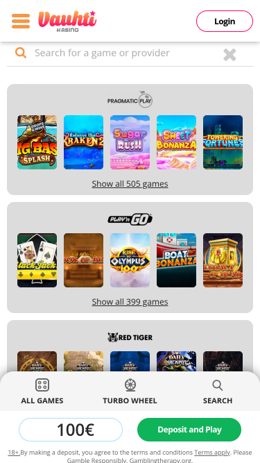 Vauhti Kasino Mobile Game Developers