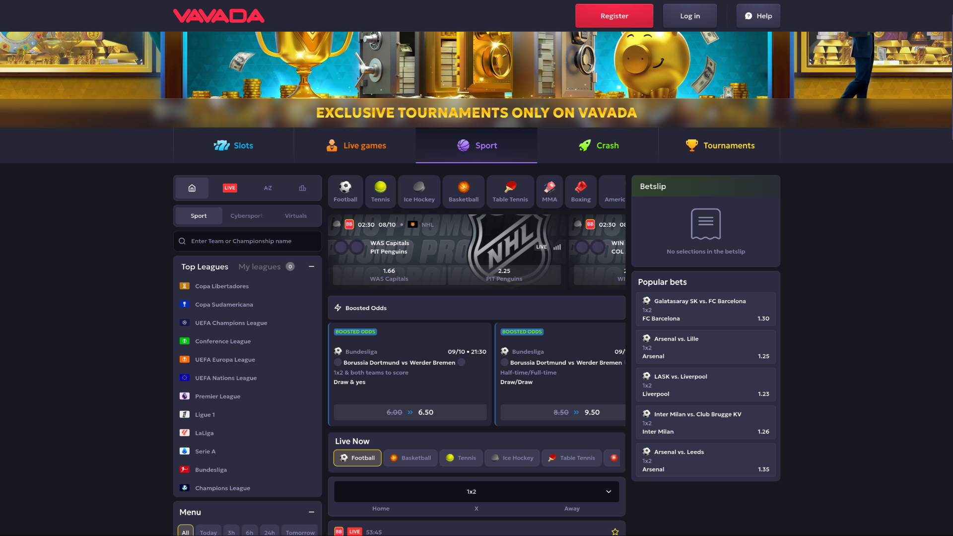 Vavada Casino Desktop-Sport