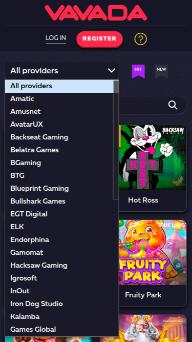 Développeurs de jeux mobiles de casino Vavada