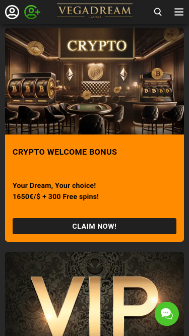 Vegadream Casino Mobile Promotions