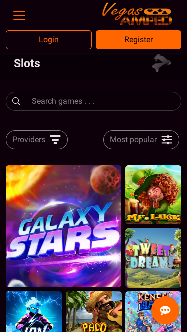 Vegas AMPED Casino Mobile Games