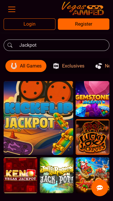 Vegas AMPED Casino Mobile Jackpot