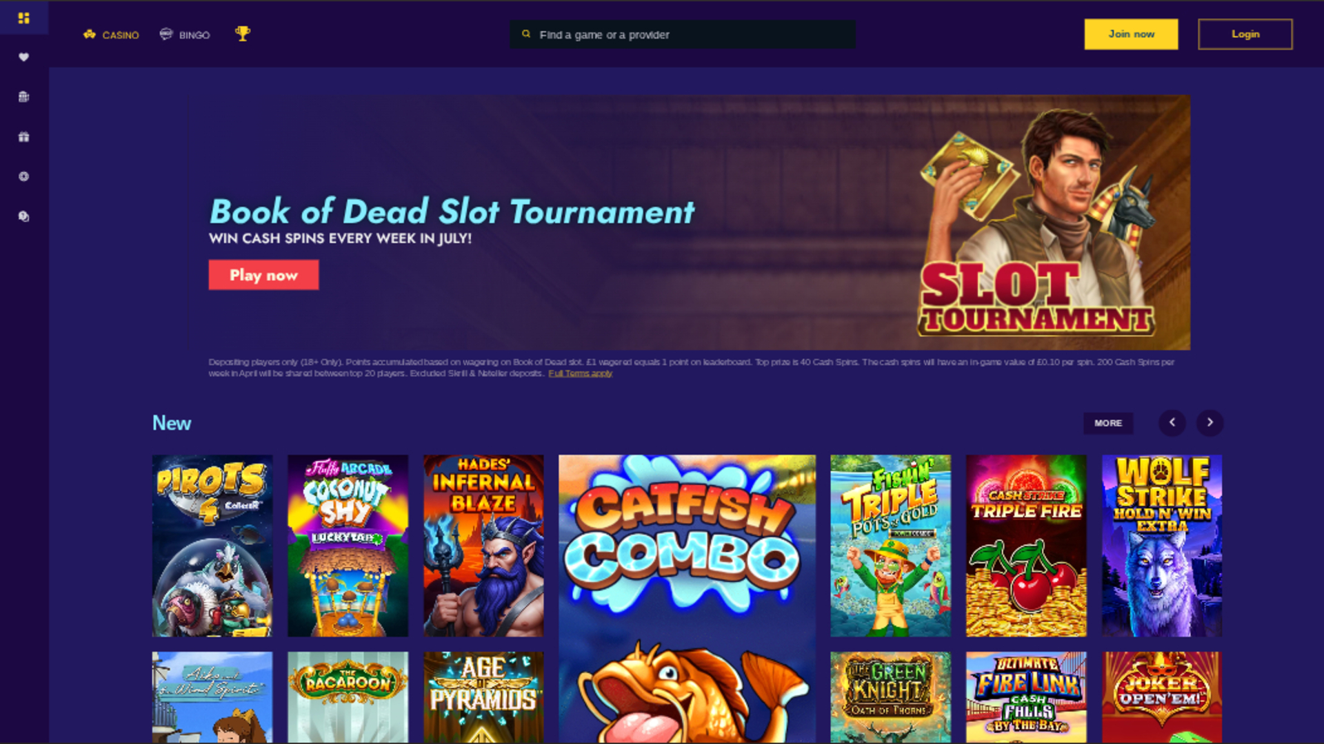 Page d'accueil de bureau de Vegas Paradise Casino