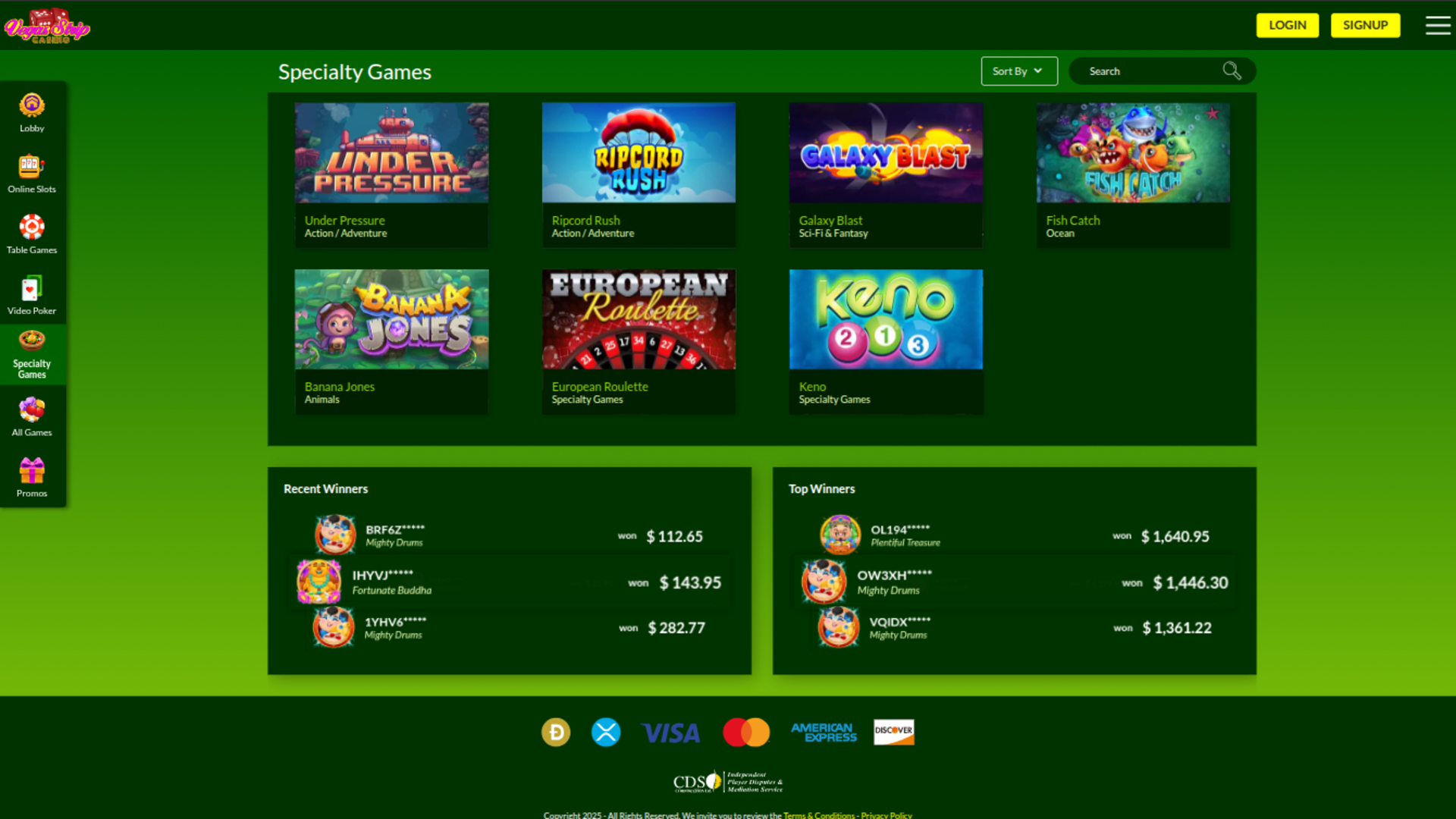 Vegas Strip Casino Desktop Specialty Games