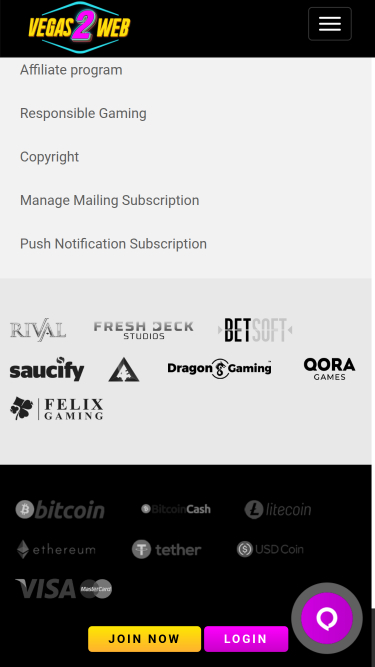 Développeurs de jeux mobiles de casino Vegas2Web