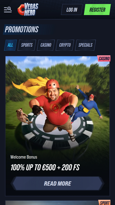 Mobile Promotionen im VegasHero Casino