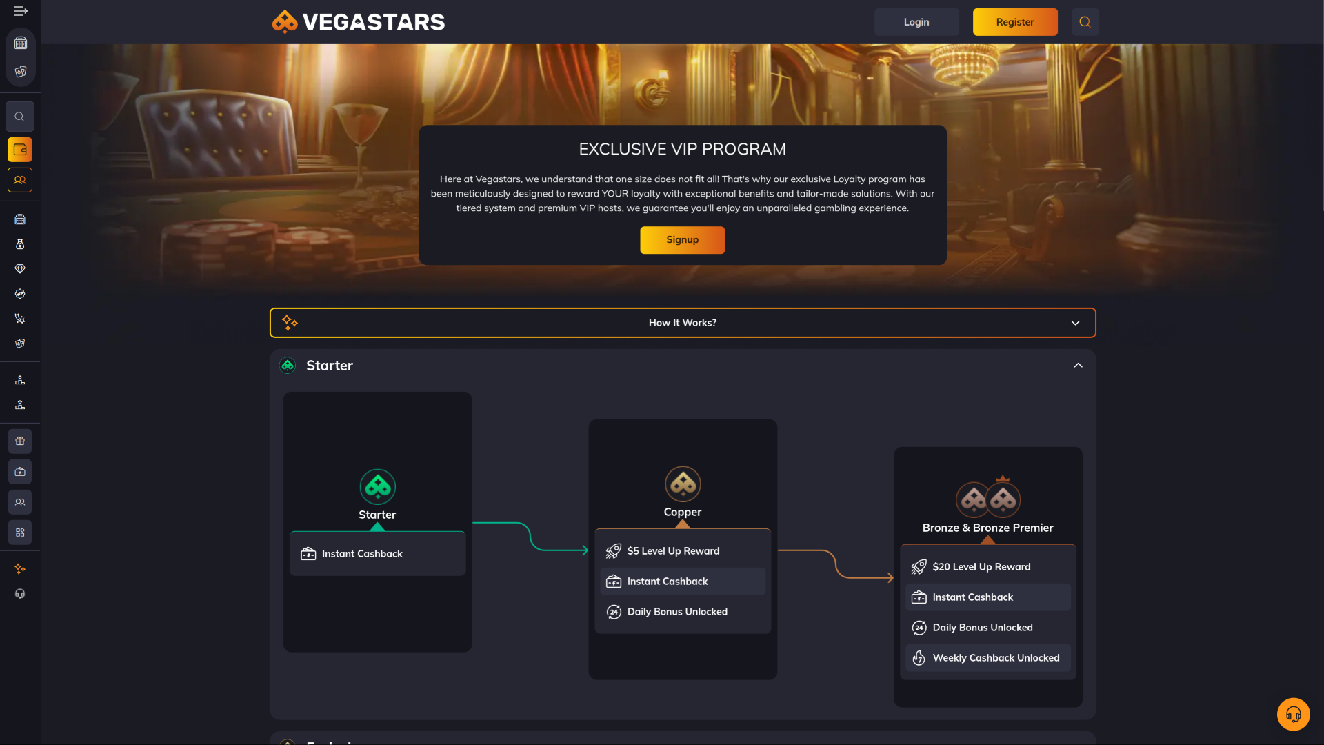 VegaStars Casino VIP-Programm