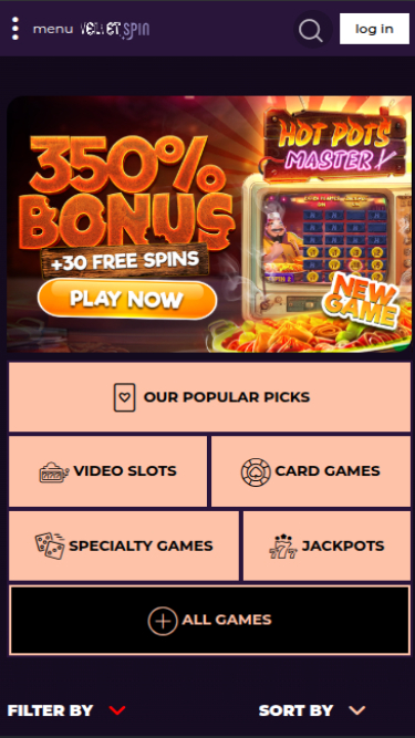 Jeux mobiles de Velvet Spin