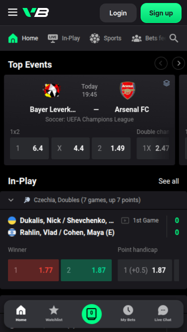 Vemabet Casino Mobile Sports