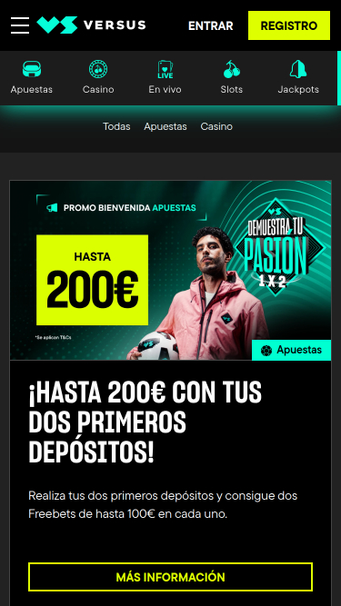 Versus Casino Mobile Promotions