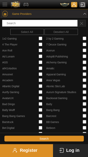 Videoslots Casino Mobile Game Developers