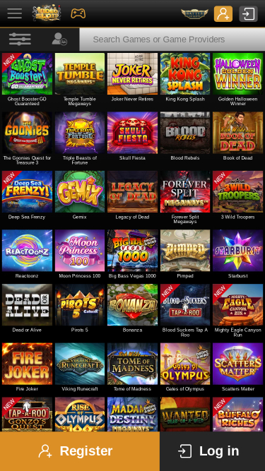 Videoslots Casino Mobile Games