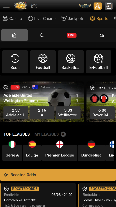 Videoslots Casino Mobile Sports