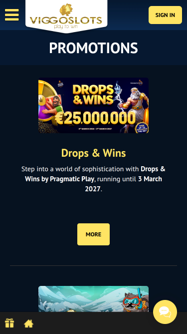 Viggoslots Casino Mobile Promotions