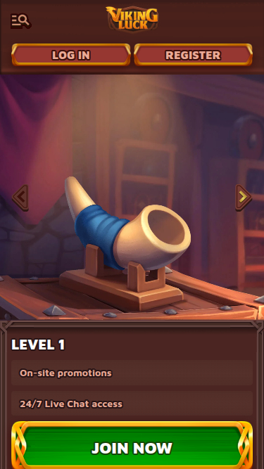 VIP screenshot of VikingLuck Casino for Mobile