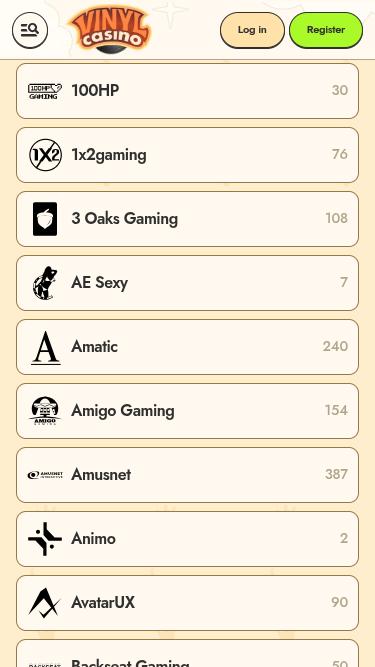 Vinyl Casino Mobile Game Developers