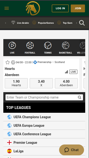 Sports mobiles de VipArabClub Casino