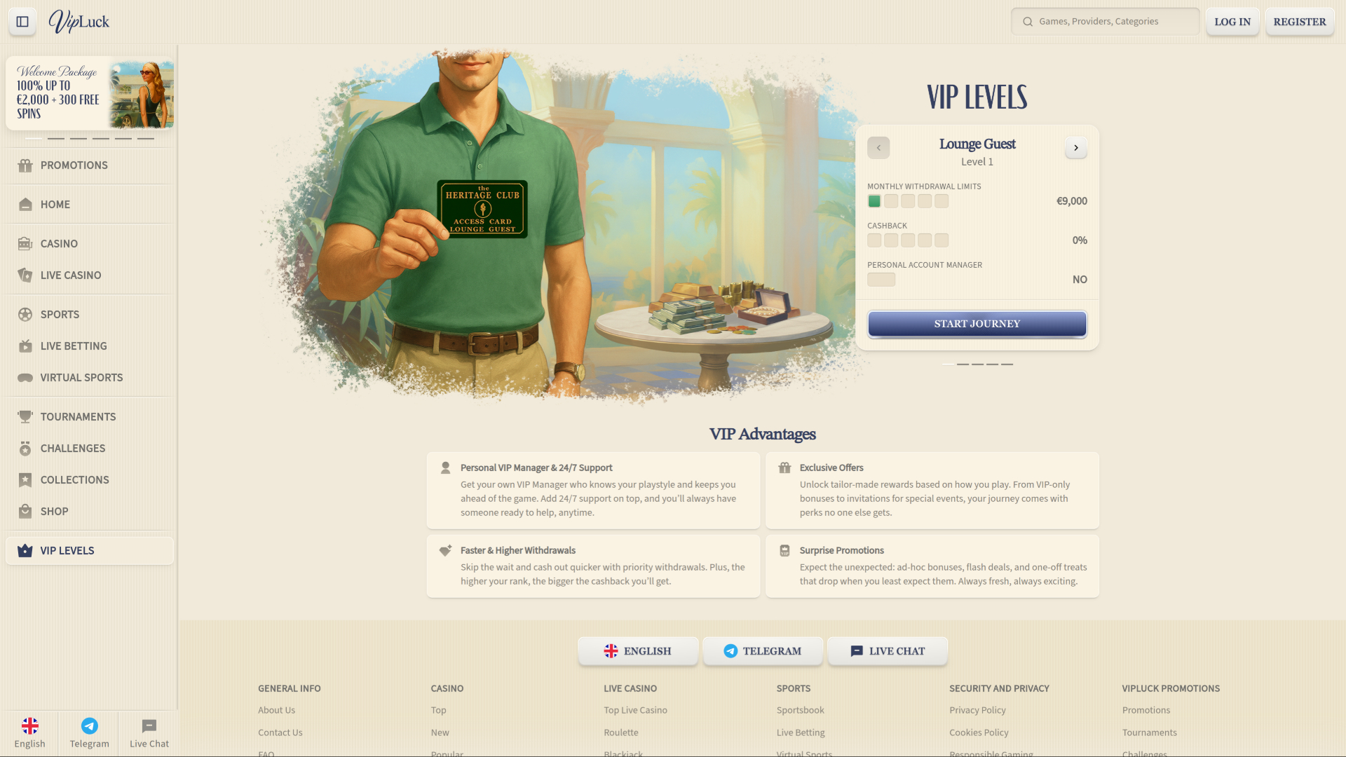 VIP-Programm von Luck Casino