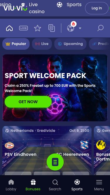 ViuViu Casino Deportes Móviles