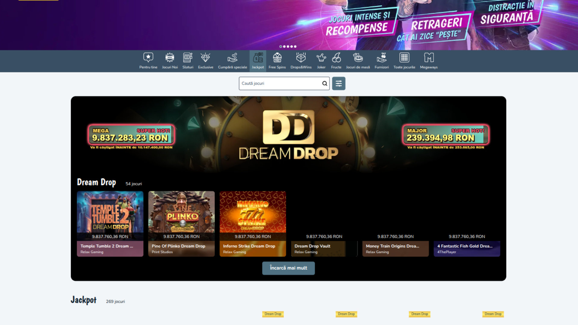 Jackpot de Vlad Cazino sur ordinateur