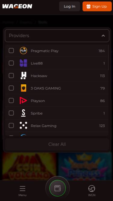 Développeurs de jeux de casino Wageon